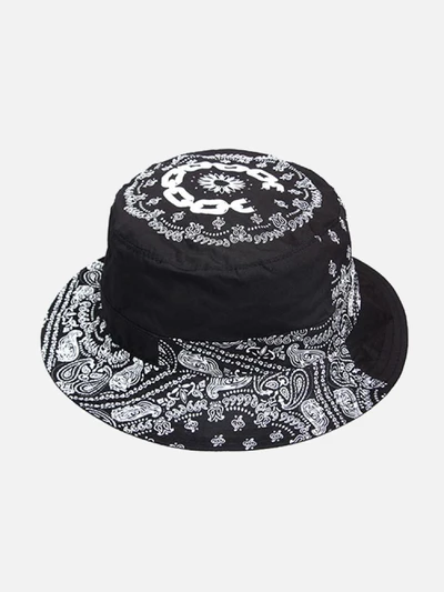 PANELED PAIS BUCKET HAT-BLK